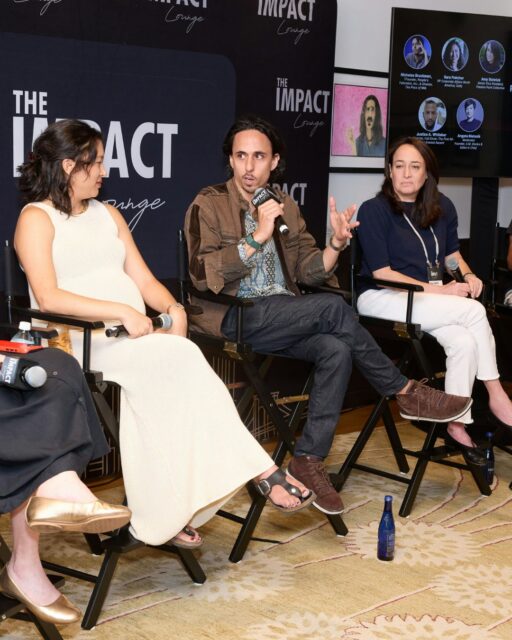Great insights shared at @impactloungeofficial!💡🎥 

Our CEO @nicholasbruckman joined fellow industry leaders, Amy Slotnick, @justice512k, and @saradfletcher from @oatly, for a discussion on how brands and independent filmmakers can build high-impact partnerships. 

Thank you to @angelamatusik for steering the conversation, and the @impactloungeofficial team for putting together an incredible event!