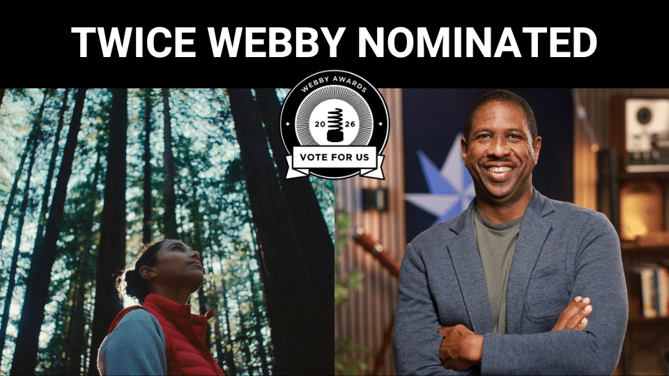 Two-Time Webby Award Nominee 2026